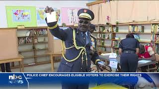 Police Chief encourages eligible voters to exercise their rights  nbc [upl. by Anasus]