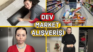 20 BİN LİRALIK DEV MARKET ALIŞVERİŞİ  SONUNDA DOLABIMI BOYUYORUZ aralog2023 19 [upl. by Warenne]