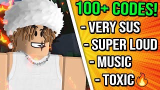 100 LOUD SUS AND TOXIC KILL SOUND IDS  Roblox Strongest Battlegrounds Custom Kill Code ids [upl. by Itsud285]