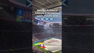 National Anthem of Scotland at the opening match of EURO2024 🏴󠁧󠁢󠁳󠁣󠁴󠁿shorts [upl. by Burdett]