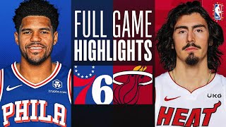 76ERS at HEAT  FULL GAME HIGHLIGHTS  December 25 2023 [upl. by Newbill]