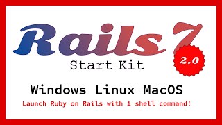 Install Ruby on Rails in 2023 with Rails 7 StartKit [upl. by Essilevi136]