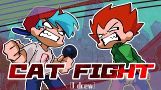 Catfight PicoampBF draw cover FNFRivals [upl. by Xel]