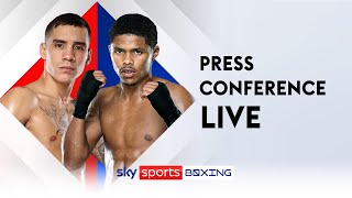 OSCAR VALDEZ VS SHAKUR STEVENSON 👊🏻💥 Live Press Conference [upl. by Nodaj]