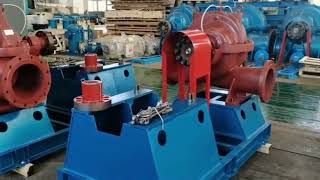 Motor horizontal double suction split pump factory [upl. by Carrew]