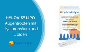 HYLOVIS® LIPO Augentropfen mit Hyaluronsäure und ausgewählten Lipiden [upl. by Haila721]