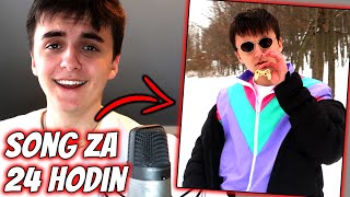 UDĚLAL JSEM SONG ZA 24 HODIN [upl. by Llerod]