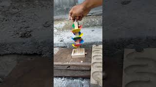 Marble run vs rainbow spiral asmrgolld balls450shorts [upl. by Irrem]