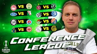 MES 8 PRONOSTICS CONFERENCE LEAGUE  BETIS  ZAGREB  AJAX  BODO  UNION  FRANCFORT [upl. by Aihsetal]