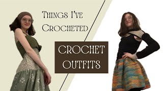 Things Ive Crocheted  Outfit inspo  Showing off 5 Fun outfits with crochet pieces [upl. by Ylahtan]