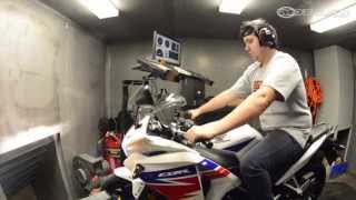 2013 Honda CBR250R on the Dyno  MotoUSA [upl. by Acira]