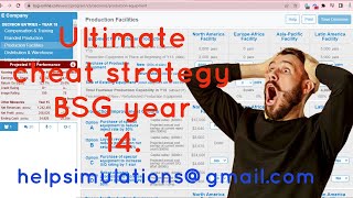 BEST FREE ANSWERS FOR BUSINESS STRATEGY GAME BSG 2023 YEAR 14 [upl. by Tonye378]