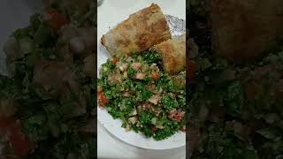 Bulgur salad and chia oatmeal bread food highlights ofw [upl. by Ahsuat]