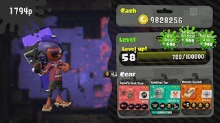 Splatoon 2  Turf War  Reaching Level 58 Star [upl. by Eixirt822]