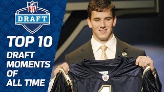 Top 10 Draft Moments of All Time  NFL Films [upl. by Lig]