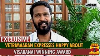 Exclusive  Vetrimaaran Expresses Happy about Visaranai winning Award in 72nd Venice Film Festival [upl. by Amador]