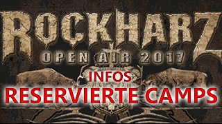 RESERVIERTE CAMPINGPLÄTZE auf dem RockHarz2017  DarkSiffler [upl. by Arrehs]