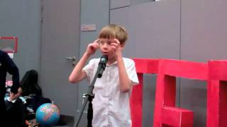 TEDxKidsSunderland  Christopher  Pokemon [upl. by Zedekiah]