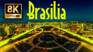 Brasilia Capital of Brazil in 8K UHD Drone [upl. by Endo]