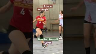 Equipo Handball Femenil Aztecas Sub21 4 Angie golazo penalty rock live cdmx mexicofemenil [upl. by Miche11]