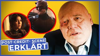 Echo PostCreditScene erklärt  Auswirkung auf SpiderMan 4 und Daredevil [upl. by Attwood393]