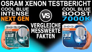 Osram Cool Blue Intense Next Gen CBN vs Cool Blue Boost  Testbericht Vergleiche Messwerte Fakten [upl. by Eelidnarb]