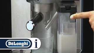 How to clean the milk frother device of EC 860 Coffee Machine frother device [upl. by Melba]