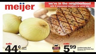 meijer supermarket weekly ad may 2017 valid to 56 2017 [upl. by Siul271]