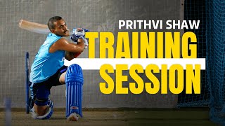 Prithvi Shaw  Batting Practice [upl. by Cattima]