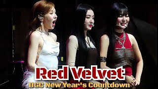 Red Velvet Irene Wendy and Seulgi at BGC Taguig New Years Countdown [upl. by Akelahs]