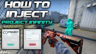 HOW TO INJECT PROJECT INFINITY NEW LOADER PREMIUM amp FREE CSGO CHEAT [upl. by Mook716]