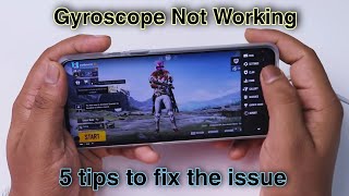 BGMI Gyroscope Is Not Working  Gyroscope Problem Solved [upl. by Ainivad]