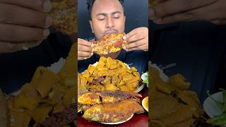 Crispy Whole Fish Fry Eating Mukbang EatingShow BigBites shortsfeed [upl. by Elvera]