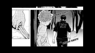 Haikyuu Doujinshi Hinata x kageyama yaoi ♥kokoro control parte 1♥ Español [upl. by Davie289]