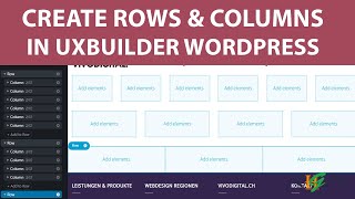 How to Add Rows and Columns in the Flatsome UX Builder [upl. by Trub]