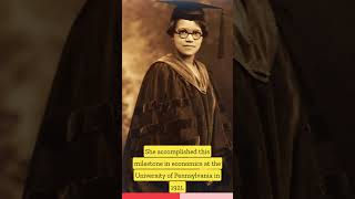 Sadie Tanner Mossell Alexander  First Black Woman To Earn A PHD shorts [upl. by Hanimay]