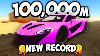 I Reached 100000 Meters Using This SECRET METHOD in A Dusty Trip Roblox [upl. by Brecher666]