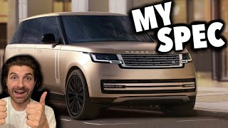 SPECCING MY NEW 2022 RANGE ROVER [upl. by Crowns]