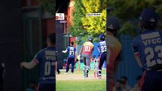 Nasir kumar batting in red fm premier league srinagar cricket kashmircricket ipl cricketlover [upl. by Onaicul986]