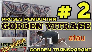 CARA MENJAHIT VITRAGE GORDEN gorden tranparant [upl. by Aihppa592]