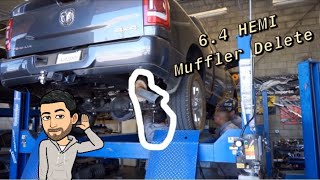 2019 Ram 2500 64 Hemi Muffler Delete BEST EXHAUST [upl. by Jacquelynn]