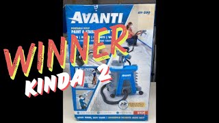 Avanti 2 Stage Paint Sprayer from Harbor Freight Wood Butcher review Part 2 [upl. by Foy315]