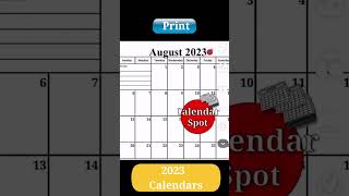 2023 Printable Monthly Calendars [upl. by Womack]