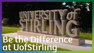 Be The Difference at the University of Stirling [upl. by Ahsikcin]