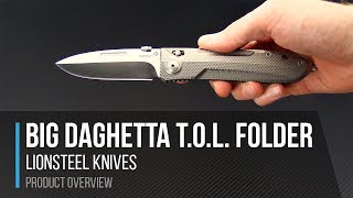 LionSteel Big Daghetta IKBS TOL Folder Overview [upl. by Ayekahs]