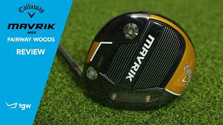 Callaway Mavrik fairway woods review [upl. by Ocinemod]