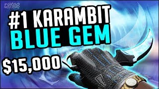 Why I Traded My Inventory For The MOST EXPENSIVE KNIFE In CSGO 100 Blue Gem [upl. by Leiso]