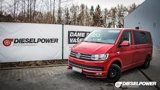 Acceleration 2016 VW T6 20TDI 150PS vs 192PS by DIESELPOWER wwwdpracecom [upl. by Marsden]