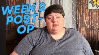 Gastric sleeve surgery  2 weeks post op [upl. by Yeldahc626]