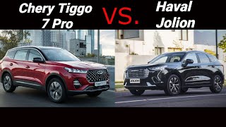 Comparativo Chery Tiggo 7 Pro 2022 vs Haval Jolion 2022 😱🚙 ¿Cuál es mejor [upl. by Bergin]